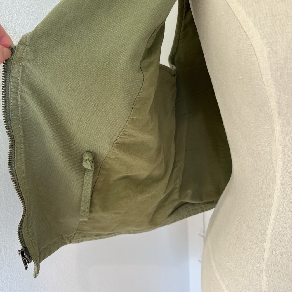 Madewell Olive Green Women's Utility Vest- Medium - Picture 4 of 5